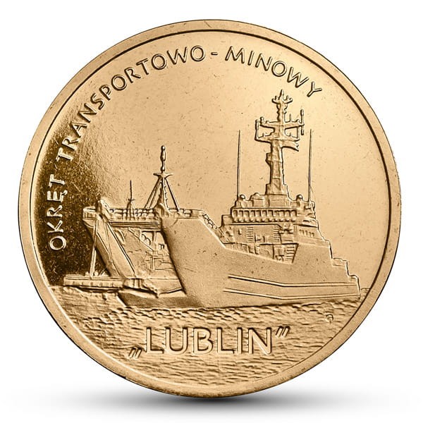 2 zł / 2013 r. - Okręt Transportowo-Minowy „Lublin”