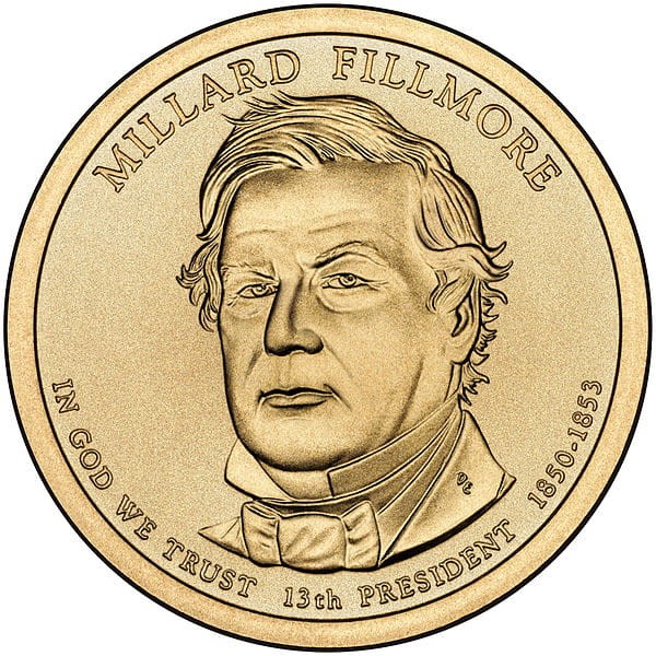 Prezydenci USA - 1$ / 2010 r. - Millard Fillmore (nr 13)