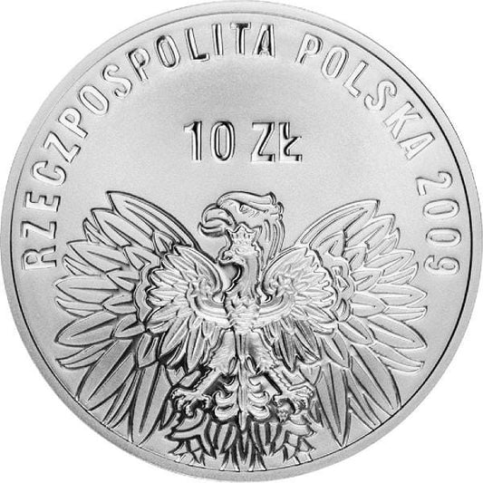 10 zł / 2009 r. - Jan Paweł II / Solidarność