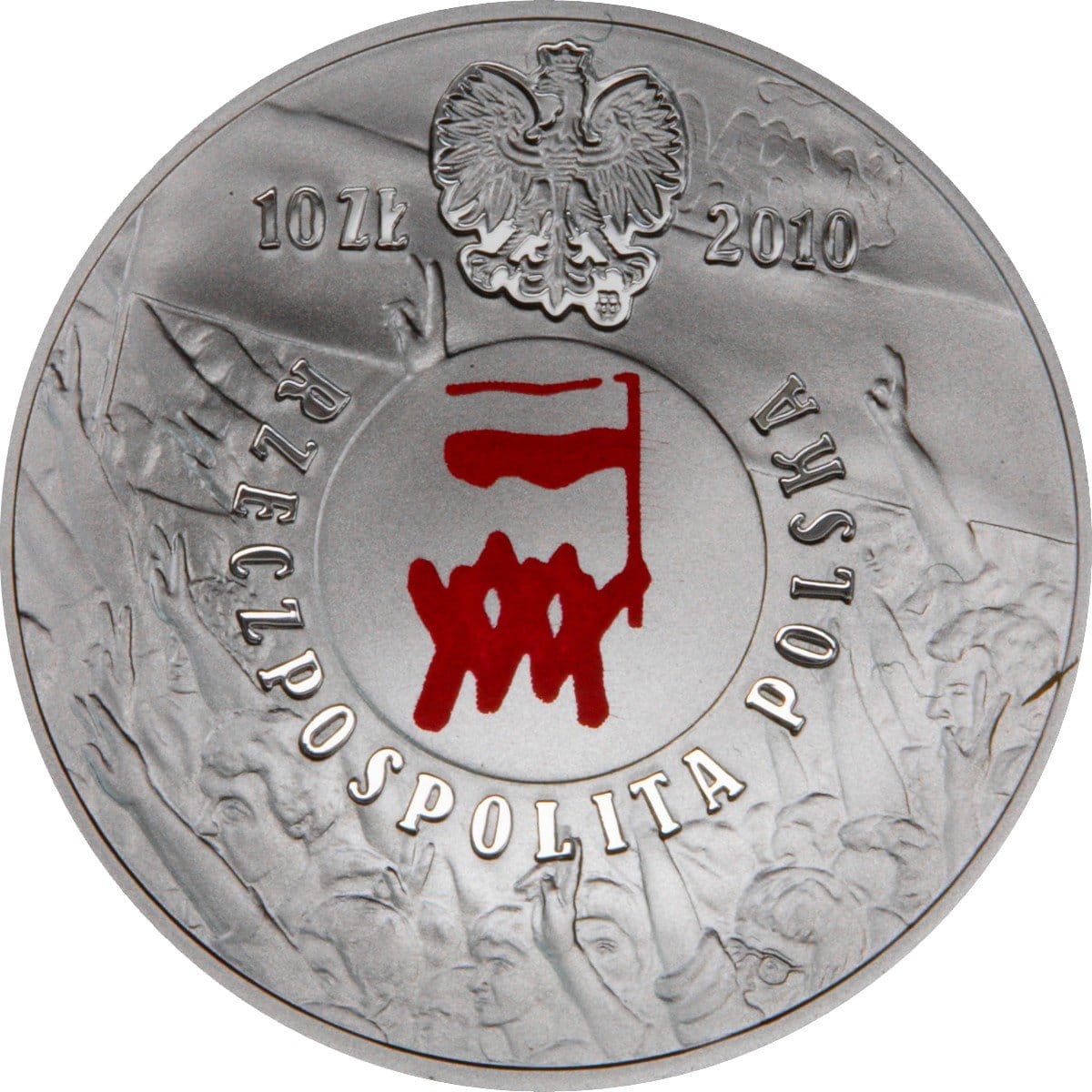 10 zł / 2010 r. - Polski Sierpień 1980