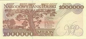 POLSKA Banknot 1.000.000 zł / 1993 r. X - seria M