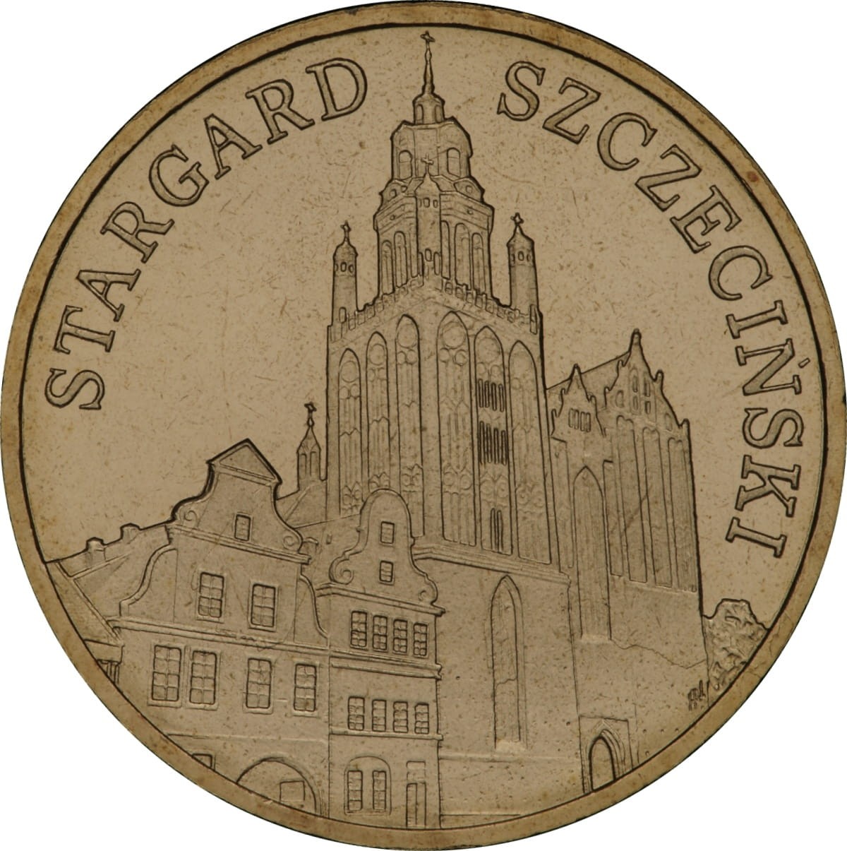 2 zł / 2007 r. - Historyczne Miasta w Polsce: Stargard Szczeciński