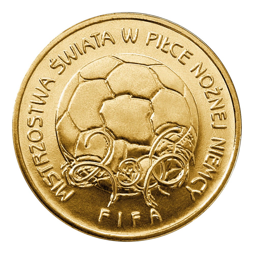 2 zł / 2006 r. - MŚ w Piłce Nożnej - Niemcy 2006