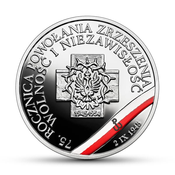 10 zł / 2020 r. - 75. rocznica powołania Zrzeszenia „Wolność i Niezawisłość”
