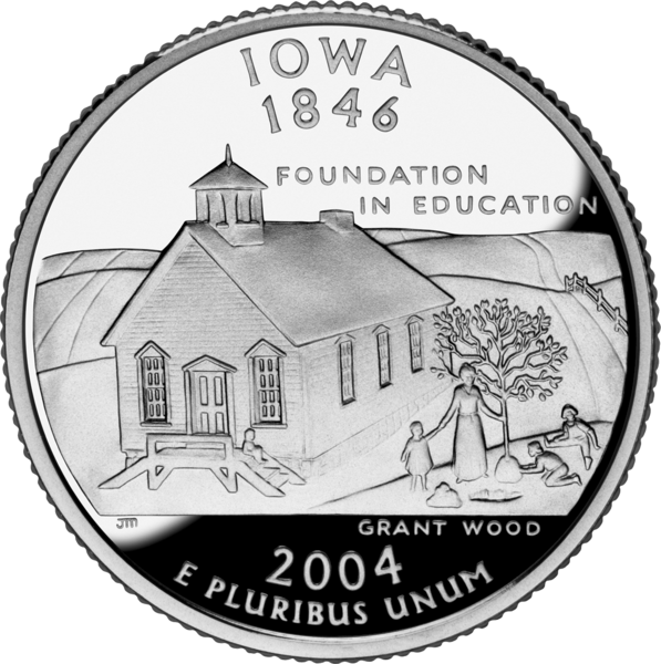 USA: 25 Centów / 2004 r. - Iowa (nr 29)