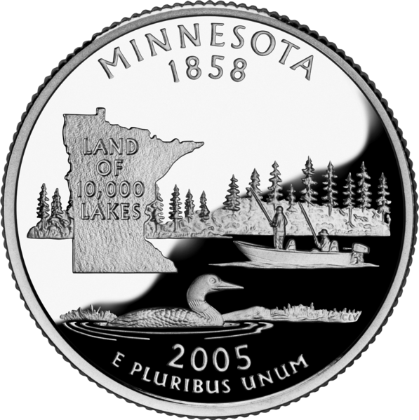 USA: 25 Centów / 2005 r. - Minnesota (nr 32)