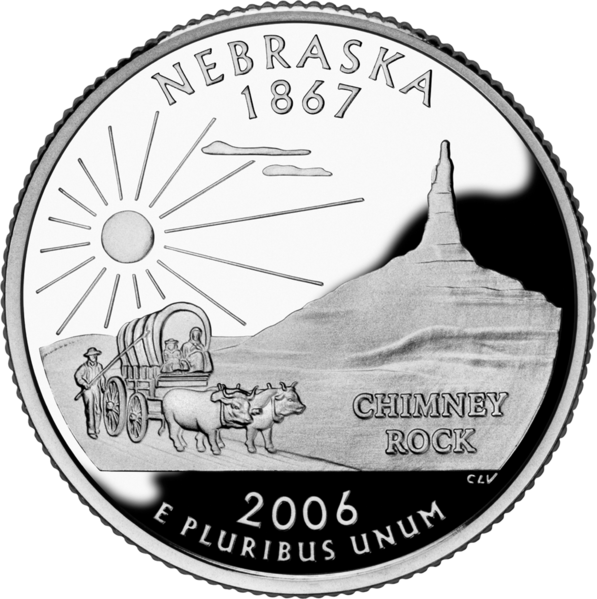 USA: 25 Centów / 2006 r. - Nebraska (nr 37)