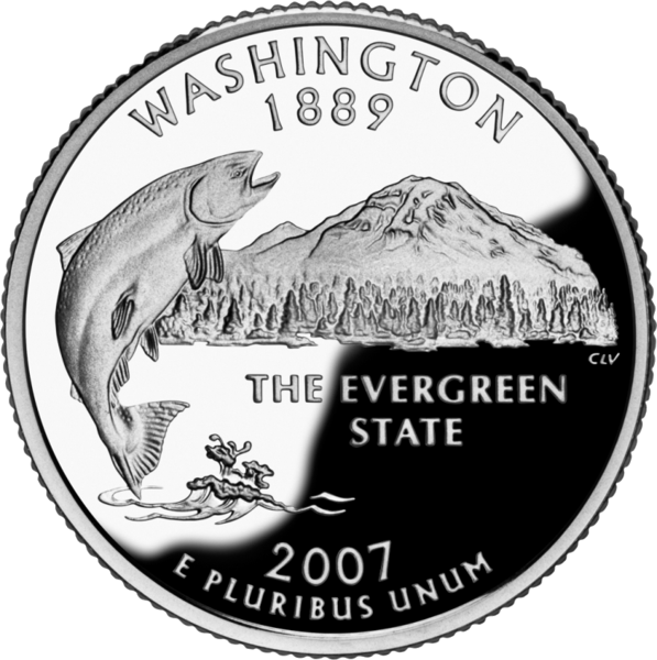USA: 25 Centów / 2007 r. - Waszyngton (nr 42)