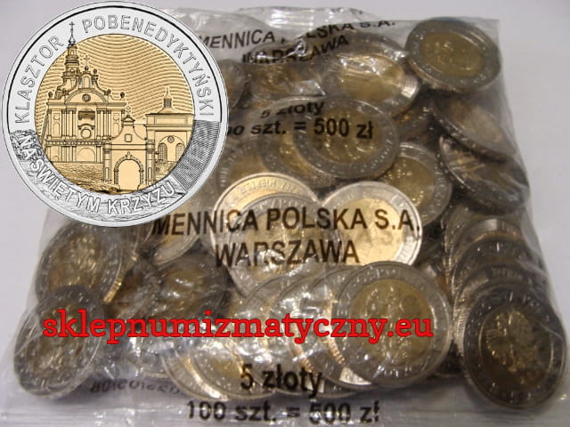 Woreczek - 100 sztuk: 5 zł / 2022 r - Klasztor na Świętym Krzyżu