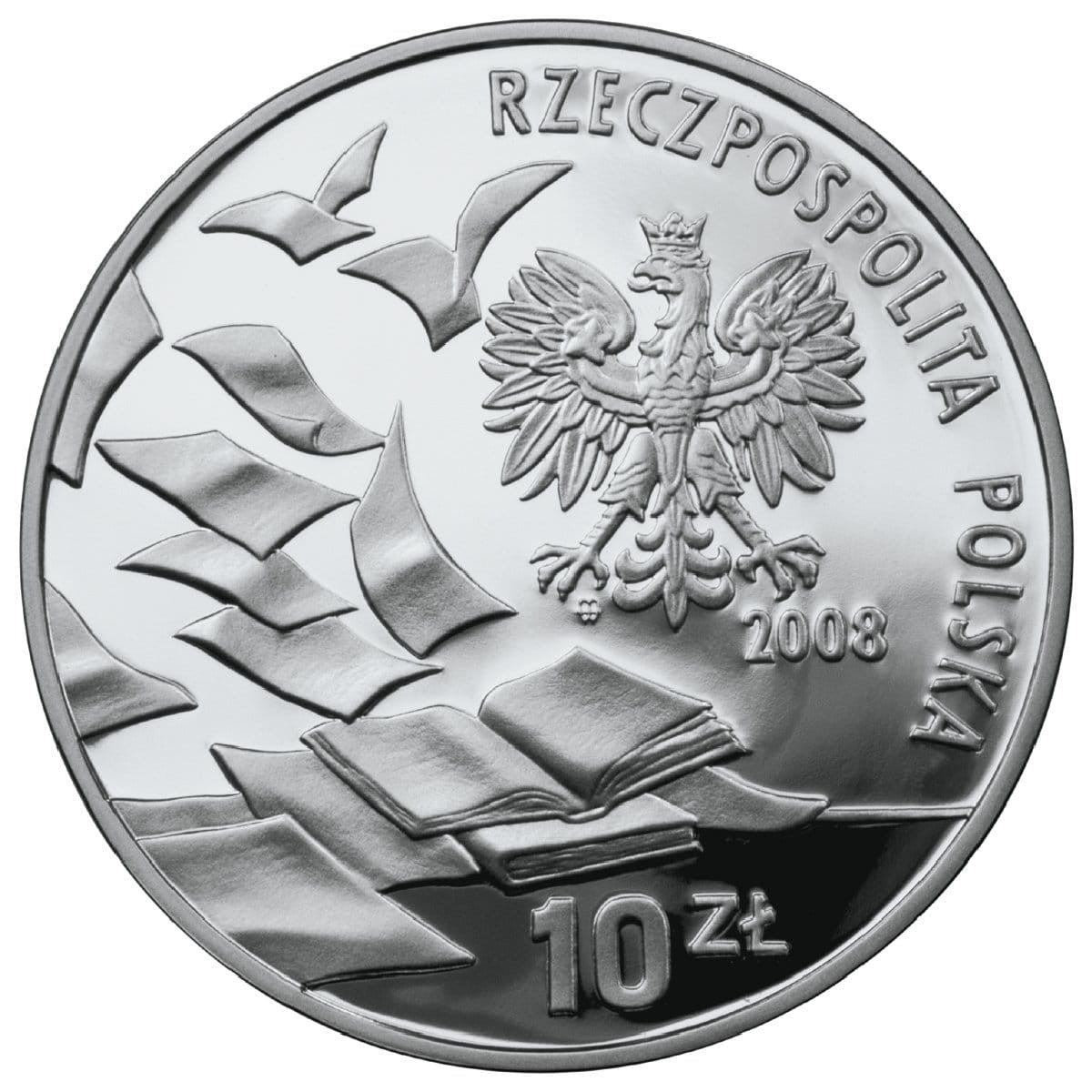 10 zł / 2008 r. -  40. rocznica Marca ’68