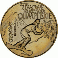 2 zł / 1998 r. -  XVIII. Zimowe Igrzyska Olimpijskie w Nagano