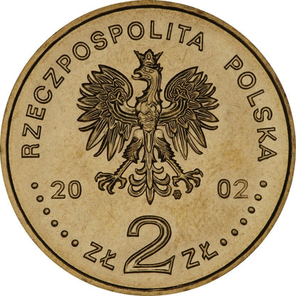 2 zł / 2002 r. - August II Mocny