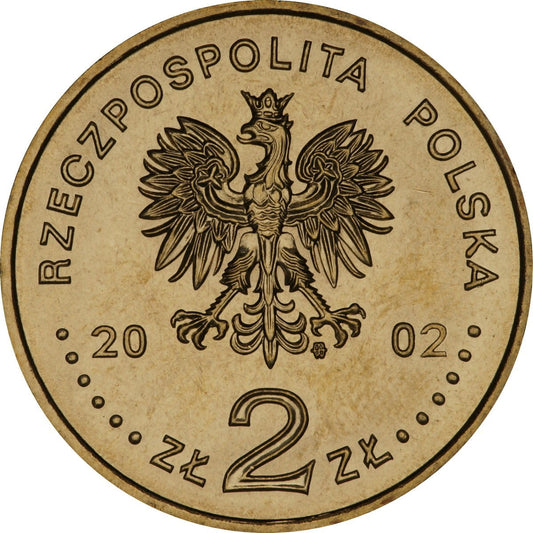 2 zł / 2002 r. - August II Mocny