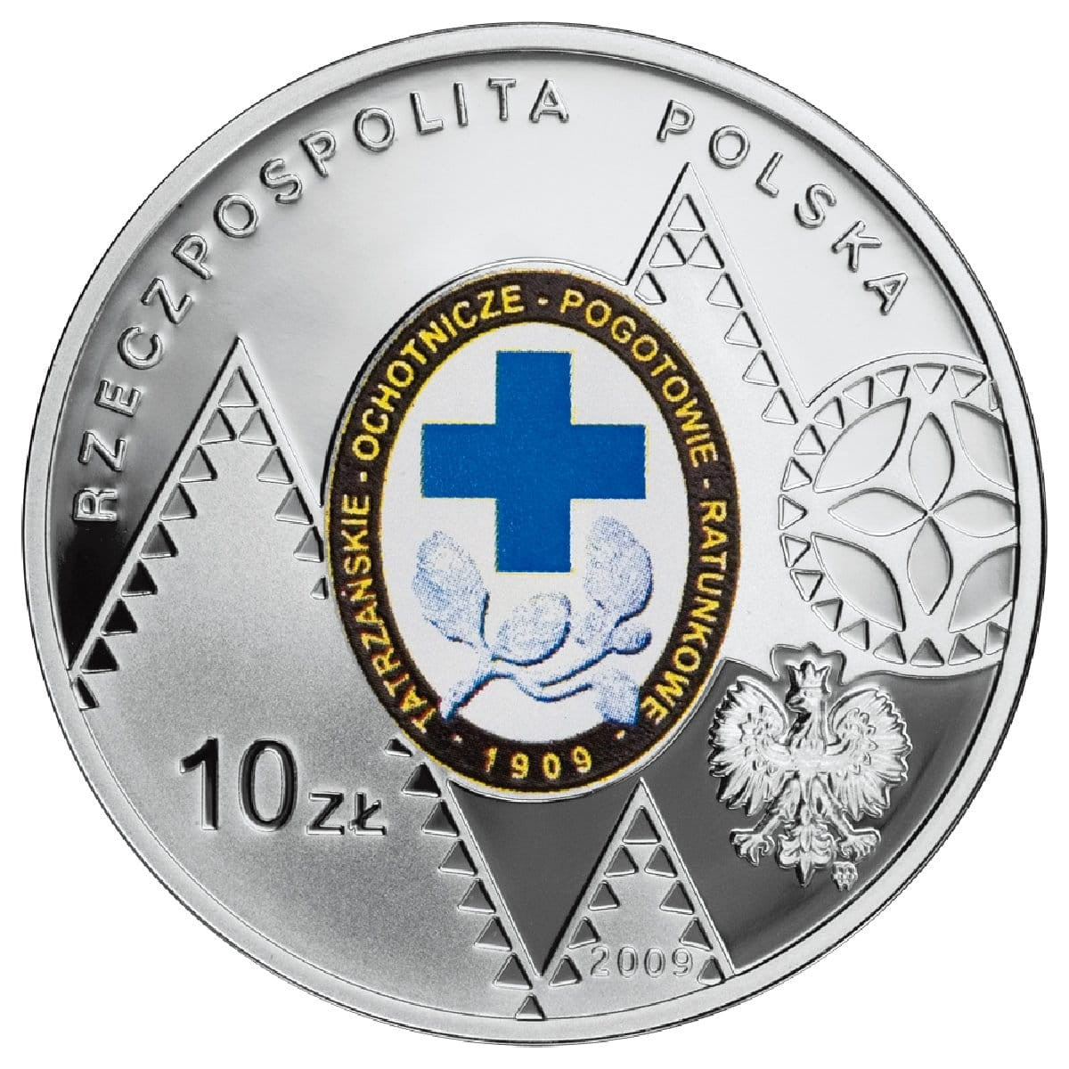 10 zł / 2009 r. -  100. rocznica powstania TOPR