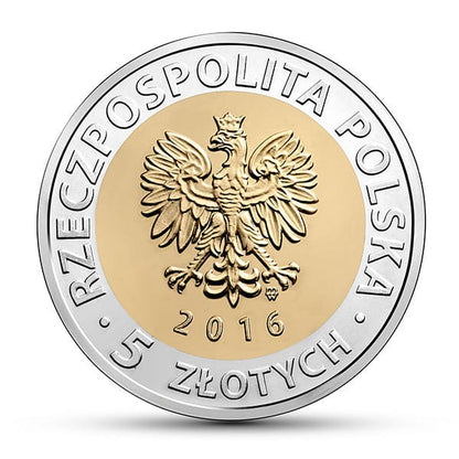 POLSKA 5 zł / 2016 r. - Zamek Książąt Pomorskich w Szczecinie