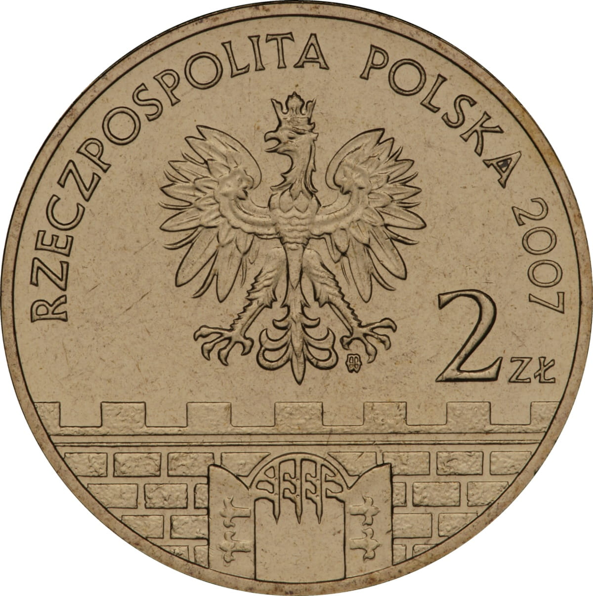 2 zł / 2007 r. - Historyczne Miasta w Polsce:  Kwidzyn