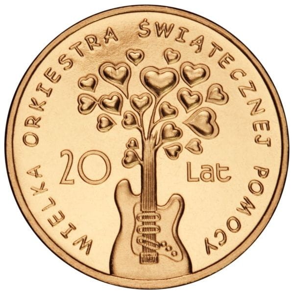 2 zł / 2012 r. -  WOŚP - 20 lat
