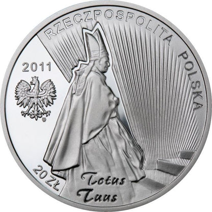 20 zł / 2011 r. - Beatyfikacja Jana Pawła II – 1 V 2011