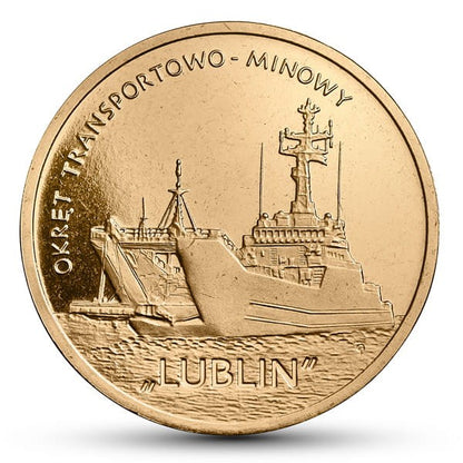 2 zł / 2013 r. - Okręt Transportowo-Minowy „Lublin”