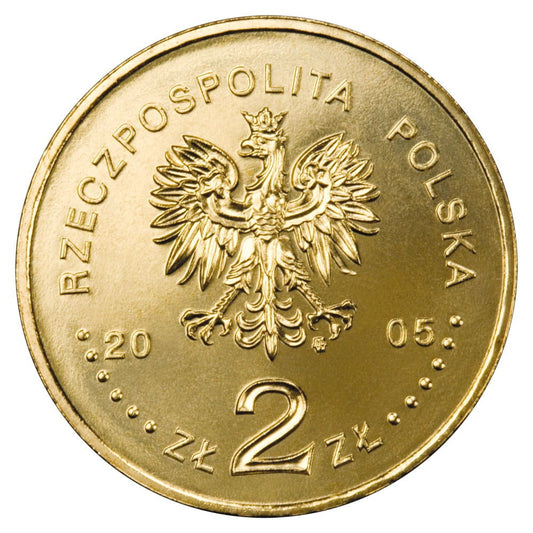 2 zł / 2005 r. - Papież Jan Paweł II