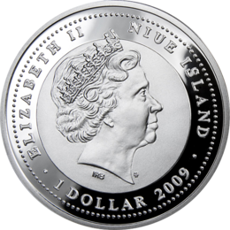 NIUE ISLAND 1 dolar / 2009 r. - ROK TYGRYSA
