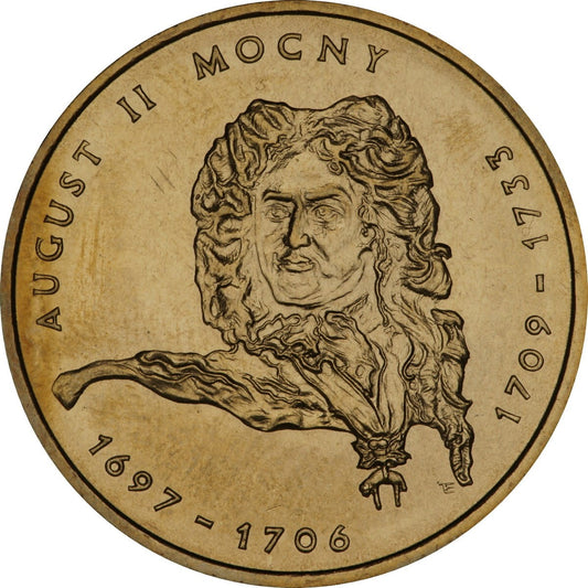 2 zł / 2002 r. - August II Mocny