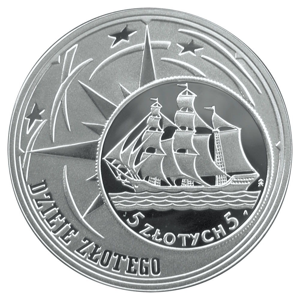 10 zł / 2005 r. -  Dzieje złotego: Żaglowiec