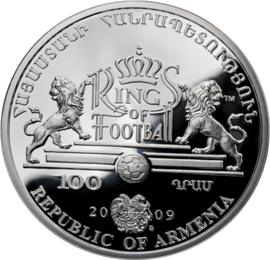 ARMENIA 100 dram / 2009 r. -  Królowie futbolu: Boniek