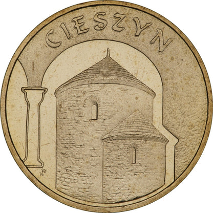 2 zł / 2005 r. - Historyczne Miasta w Polsce: Cieszyn