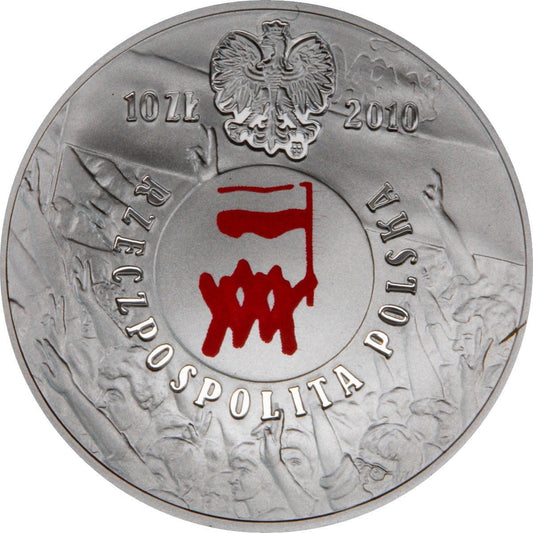 10 zł / 2010 r. - Polski Sierpień 1980