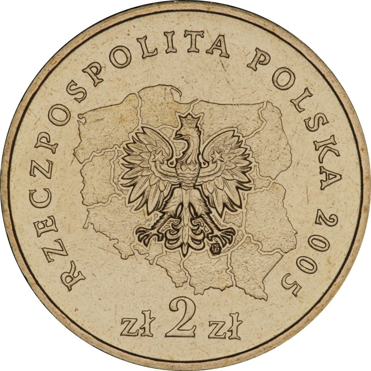 2 zł / 2005 r. - Herby Województw: Świętokrzyskie