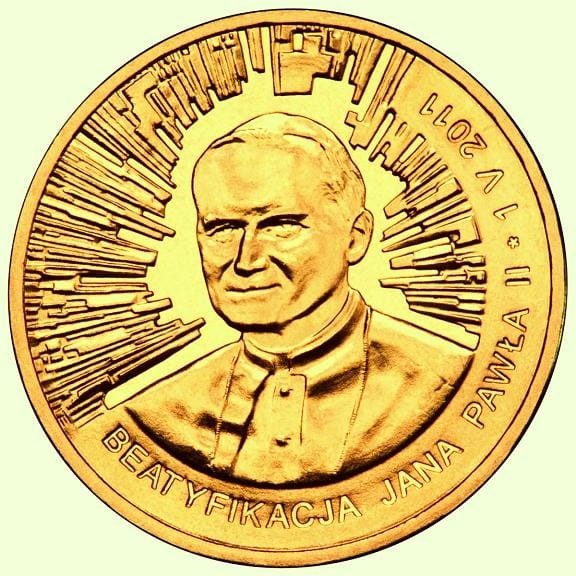 2 zł / 2011 r. - Beatyfikacja Jana Pawła II – 1 V 2011
