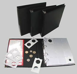 Klaser / album A4 na 200 monet w holderach