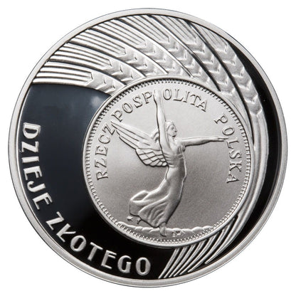 10 zł / 2007 r. -  Dzieje złotego: 5 zł z 1928 r. – Nike