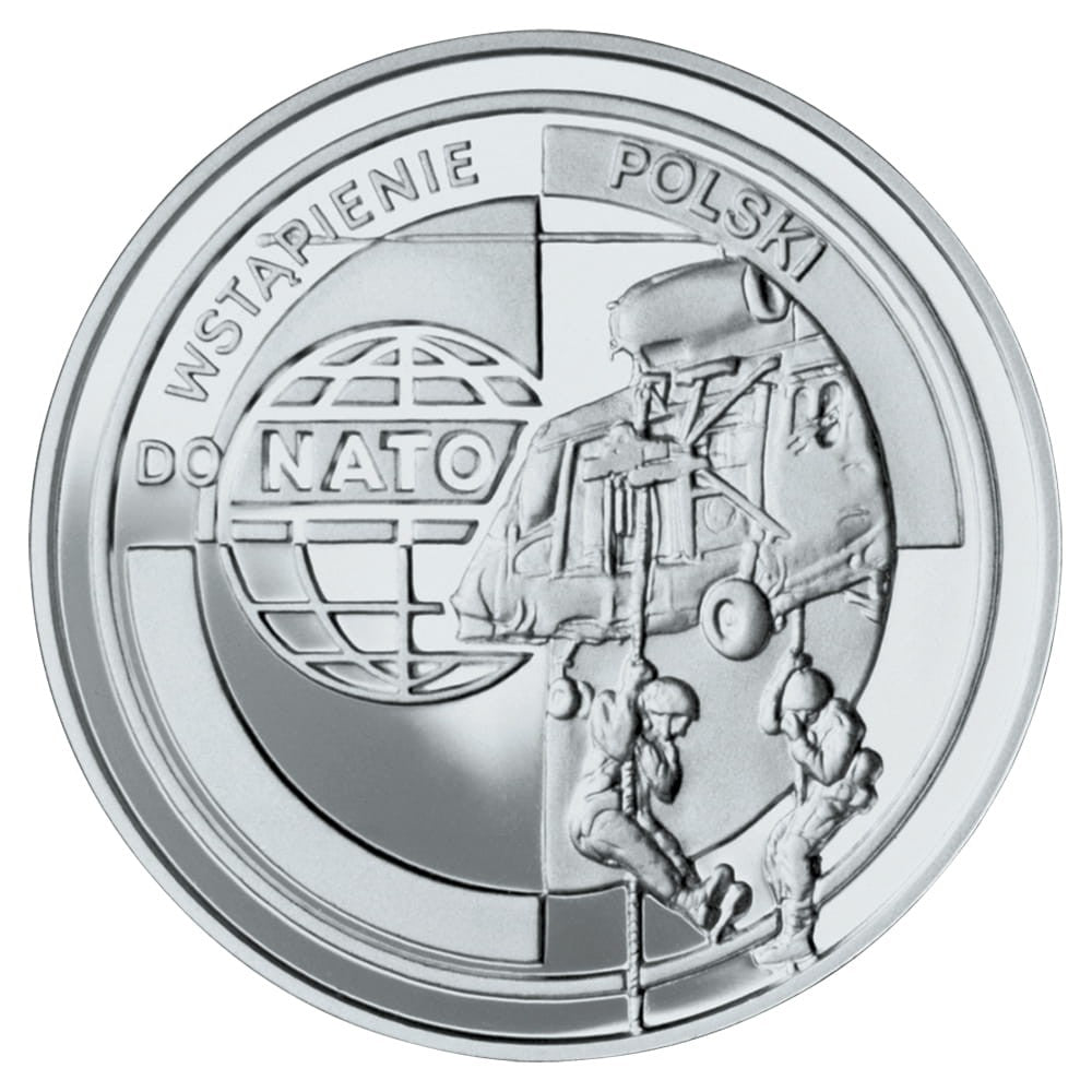 10 zł / 1999 r. -  Wejście Polski do NATO