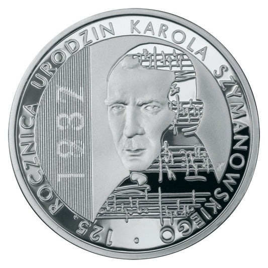 10 zł / 2007 r. -  125. rocznica urodzin Karola Szymanowskiego