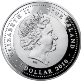 NIUE ISLAND 1 dolar / 2010 r. - ROK KRÓLIKA