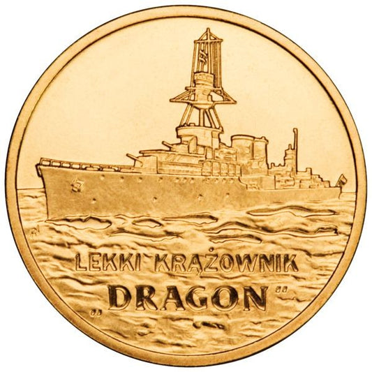 2 zł / 2012 r. - Lekki Krążownik „Dragon”