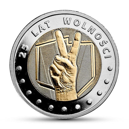 POLSKA 5 zł / 2014 r. - Odkryj Polskę – 25 lat wolności