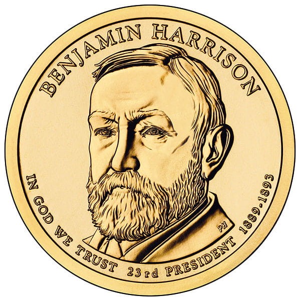 Prezydenci USA - 1$ / 2012 r. - Benjamin Harrison  (nr 23)