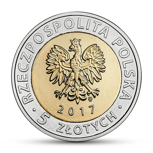POLSKA 5 zł / 2017 r. - Kaplica Trójcy Świętej na Zamku Lubelskim