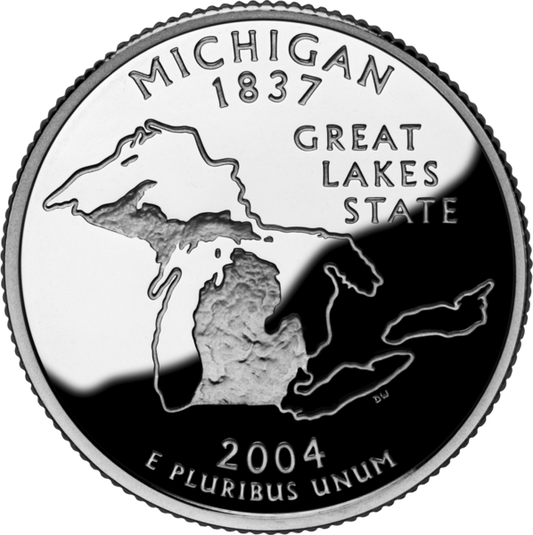 USA:  25 Centów / 2004 r. - Michigan (nr 26)