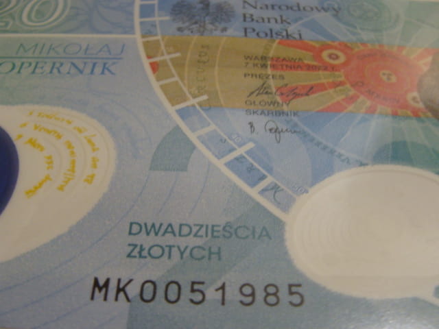(1985r.)   20 zł / 2023 r. - Mikołaj Kopernik
