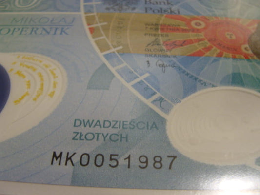 (1987r.)   20 zł / 2023 r. - Mikołaj Kopernik