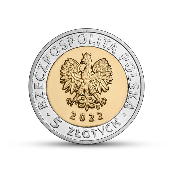 POLSKA 5 zł / 2022 r -  Zamek w Mosznej