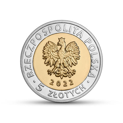 POLSKA 5 zł / 2022 r -  Zamek w Mosznej