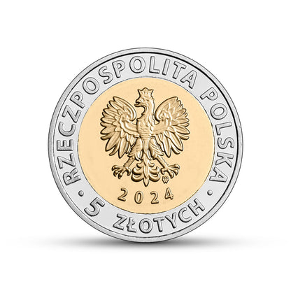 POLSKA 5 zł / 2024 r - Opactwo Benedyktynów w Tyńcu