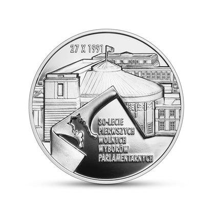 10 zł / 2021 r. -  30-lecie pierwszych wolnych wyborów parlamentarnych