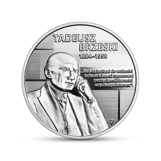 10 zł / 2021 r. -  Wielcy polscy ekonomiści – Tadeusz Brzeski