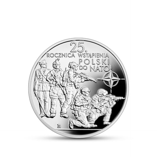 10 zł / 2024 r. -  25. rocznica wstąpienia Polski do NATO
